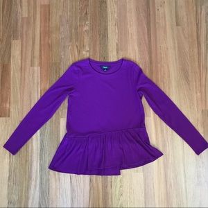 🌈 2/$10 Vera Wang long-sleeved purple sweater